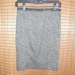 Lucca Couture - Pencil Skirt Black and Bronze - Size S